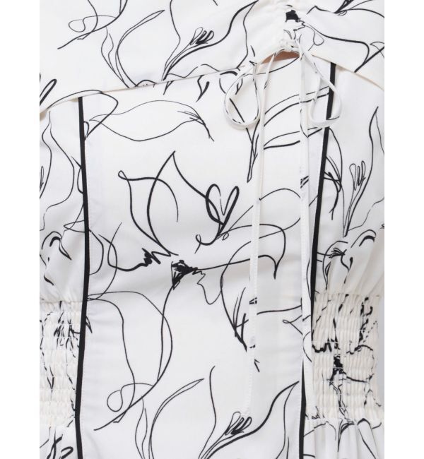 LAGUNAMOON「ドローイングフラワーワンピース」|ワンピース|