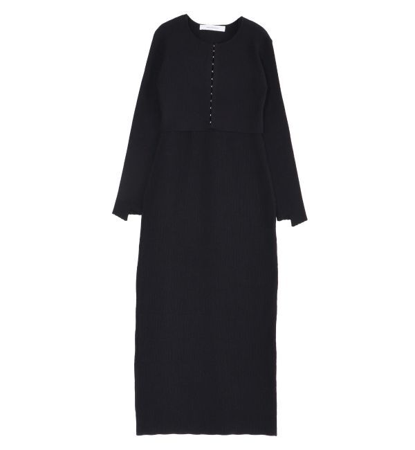 LAGUNAMOON「カーデセットパターンニットワンピース」|ワンピース|