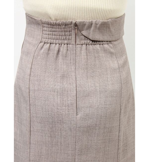 LAGUNAMOON「アシンメトリーウエストラペルスカート」|スカート|