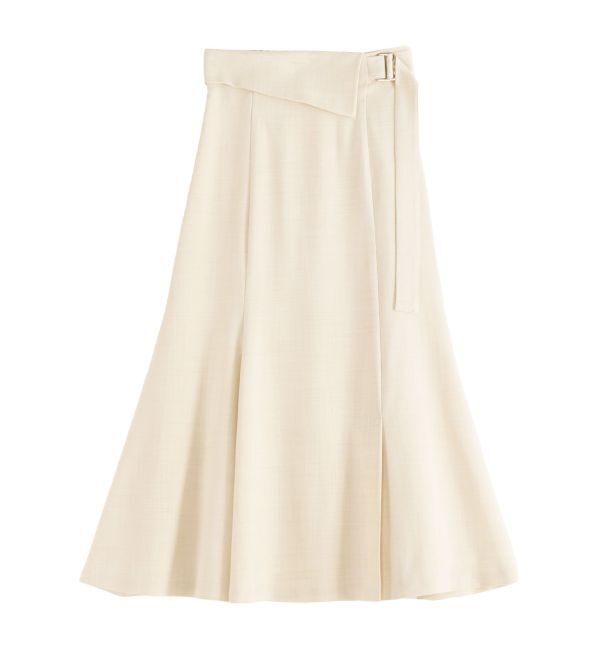 LAGUNAMOON「アシンメトリーウエストラペルスカート」|スカート|
