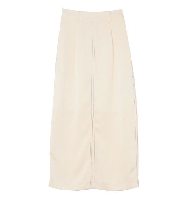 LAGUNAMOON「ワッシャーサテンスリットスカート」|スカート|