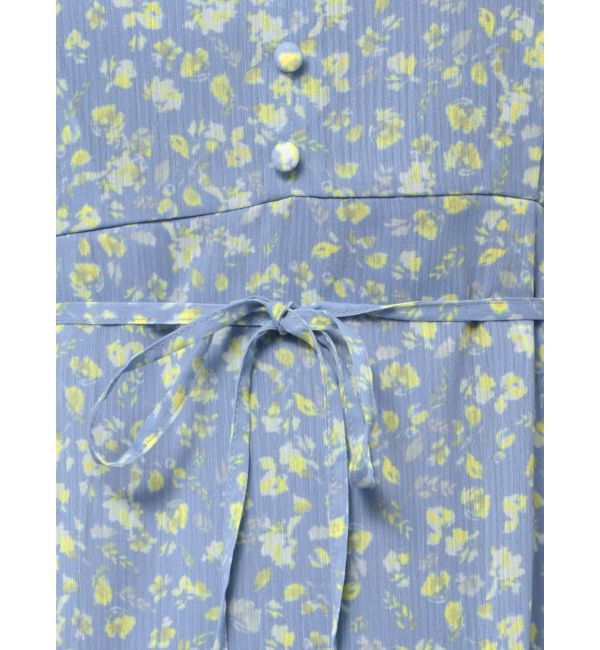 LAGUNAMOON「スモールフラワーパターンVネックワンピース」|ワンピース|