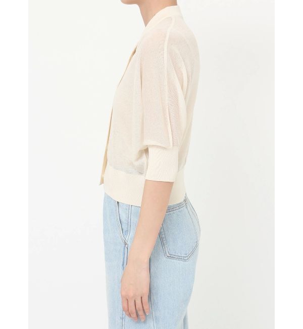 LAGUNAMOON「シアーニットカーディガン」|カーディガン|