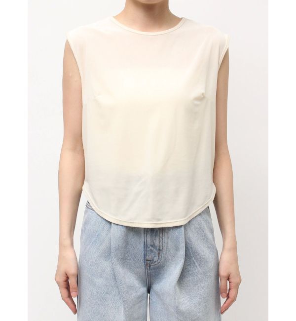 LAGUNAMOON「ベロアノースリトップス」|Tシャツ・カットソー|