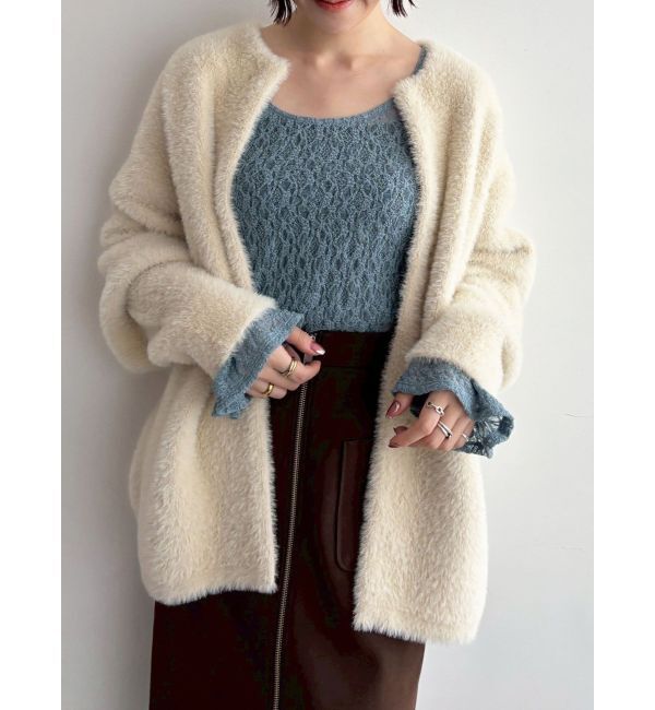 LAGUNAMOON「スエードライクジップIラインスカート」|スカート|