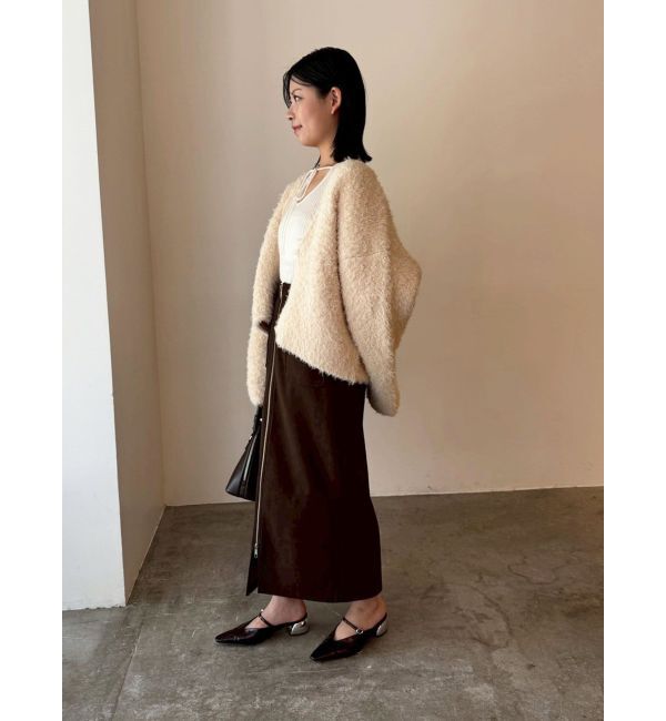 LAGUNAMOON「スエードライクジップIラインスカート」|スカート|