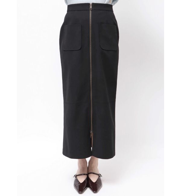 LAGUNAMOON「スエードライクジップIラインスカート」|スカート|