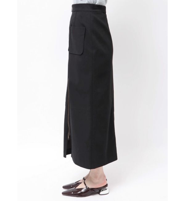 LAGUNAMOON「スエードライクジップIラインスカート」|スカート|