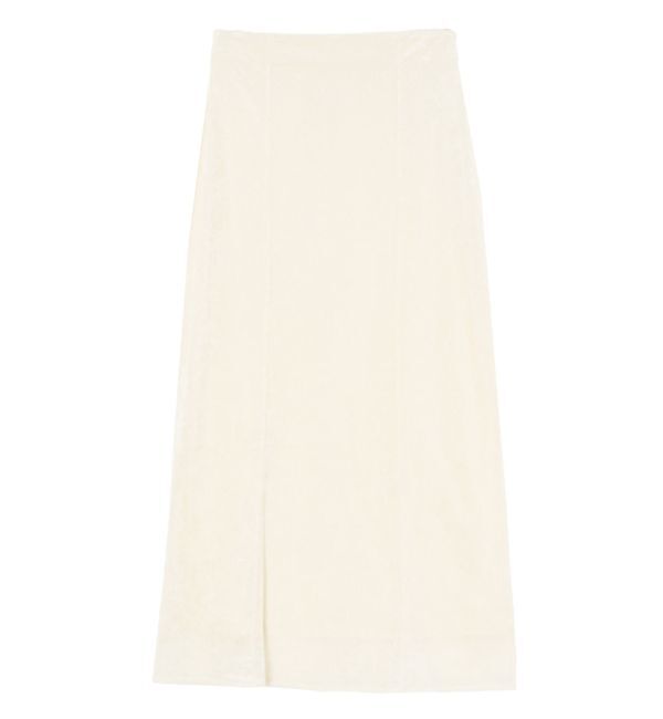 LAGUNAMOON「シアーベロアナロースカート」|スカート|