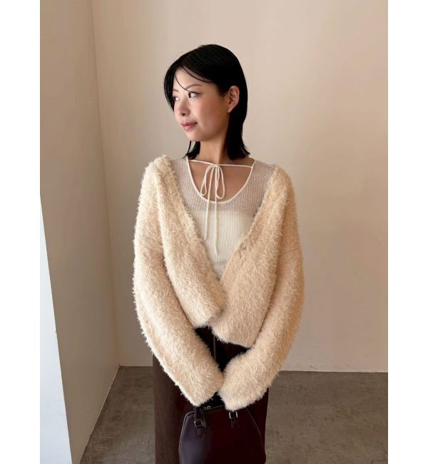 LAGUNAMOON「2WAYシアーアルパカニットプルオーバー」|ニット・セーター|