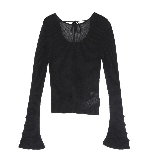 LAGUNAMOON「2WAYシアーアルパカニットプルオーバー」|ニット・セーター|