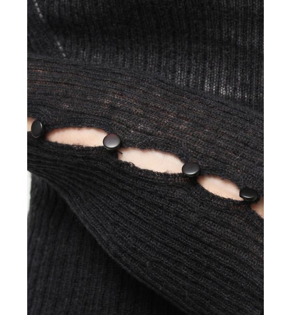 LAGUNAMOON「2WAYシアーアルパカニットプルオーバー」|ニット・セーター|