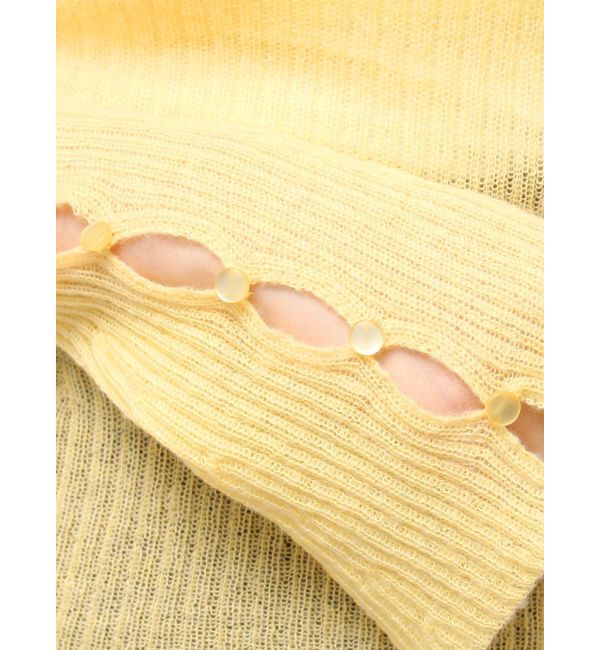 LAGUNAMOON「2WAYシアーアルパカニットプルオーバー」|ニット・セーター|