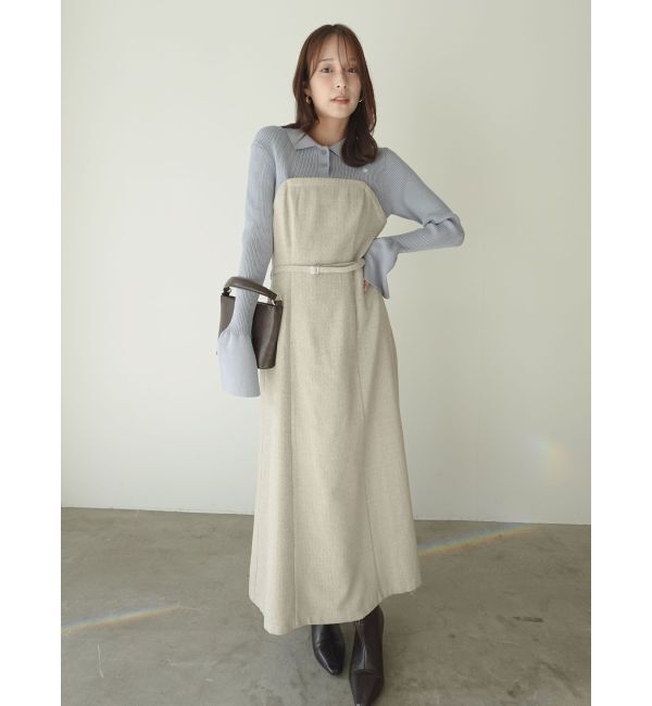 POLO BCSコラボ】カラーネックニットドッキングワンピース（LAGUNAMOON