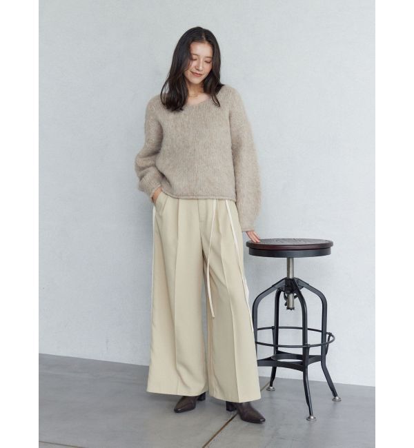 LAGUNAMOON「ラインドレープパンツ」|その他|