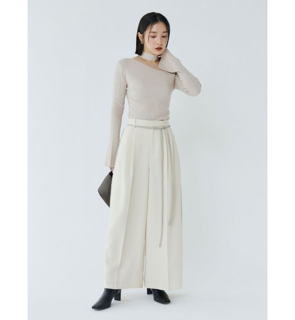 LAGUNAMOON「ラインドレープパンツ」|その他|