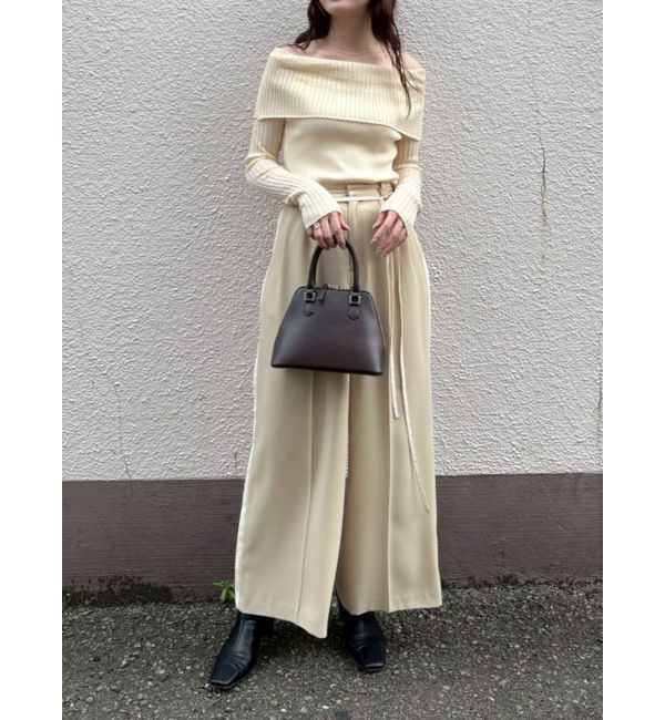 LAGUNAMOON「ラインドレープパンツ」|その他|