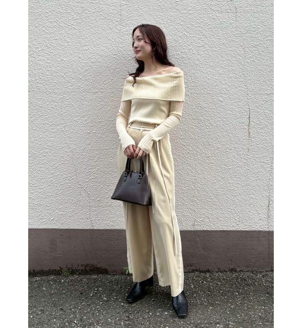 LAGUNAMOON「ラインドレープパンツ」|その他|