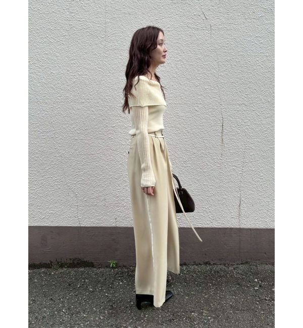 LAGUNAMOON「ラインドレープパンツ」|その他|