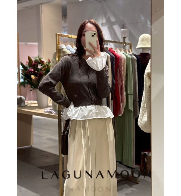 LAGUNAMOON「ラインドレープパンツ」|その他|