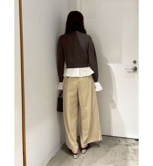 LAGUNAMOON「ラインドレープパンツ」|その他|