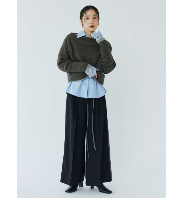 LAGUNAMOON「ラインドレープパンツ」|その他|