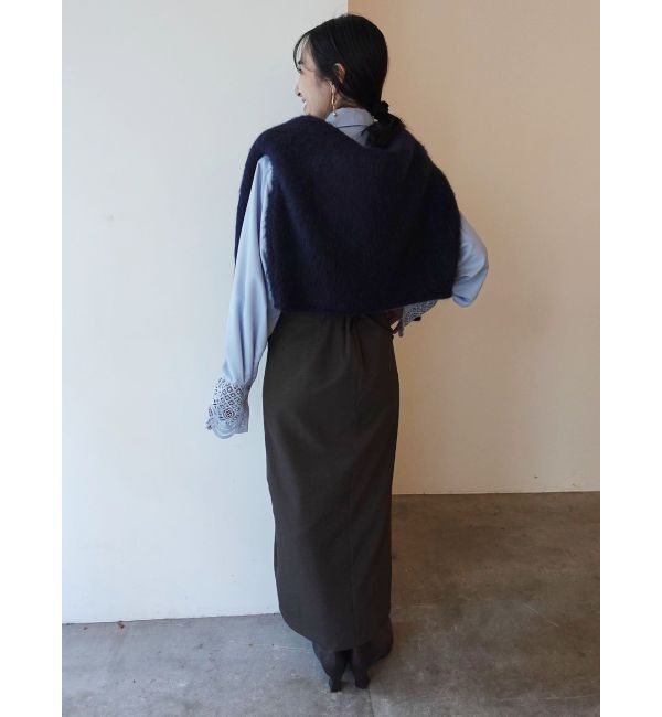LAGUNAMOON「ドレープIラインスカート」|スカート|