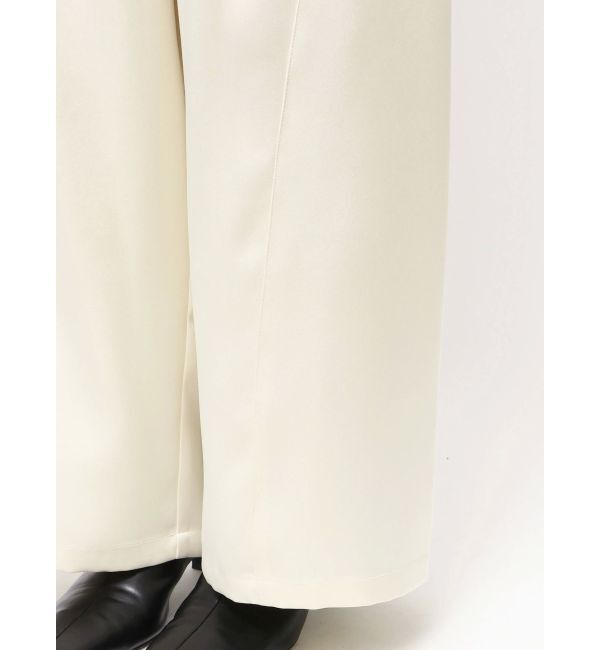 LAGUNAMOON「サテンカーゴワイドパンツ」|カーゴ|