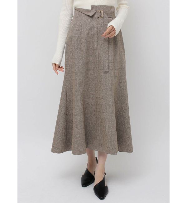 LAGUNAMOON「ネップツイードラペルマーメイドスカート」|スカート|