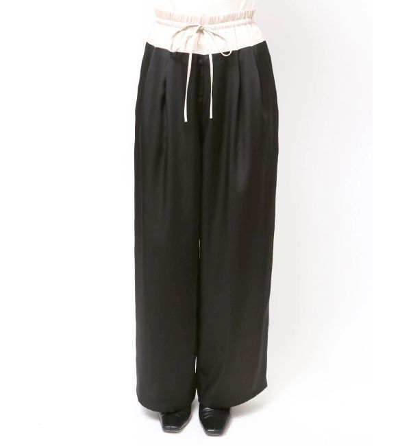 LAGUNAMOON「ウエストドロストサテンパンツ」|その他|