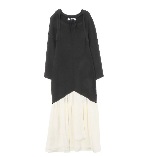 LAGUNAMOON「ボレロレイヤードニットドッキングワンピース」|ワンピース|