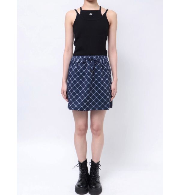 jouetie「モノグラムミニスカート【セットアップ対応】」|スカート|