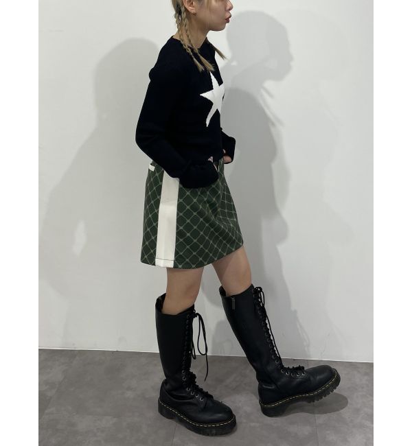 jouetie「モノグラムミニスカート【セットアップ対応】」|スカート|