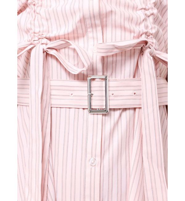 jouetie「ギャザーリボンシャツワンピース」|ワンピース|