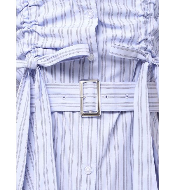 jouetie「ギャザーリボンシャツワンピース」|ワンピース|