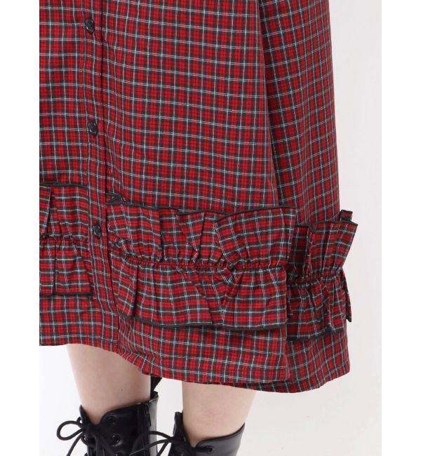 jouetie「ギャザーリボンシャツワンピース」|ワンピース|