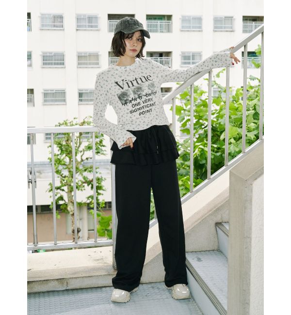 jouetie「スカートレイヤードスウェットパンツ」|その他|