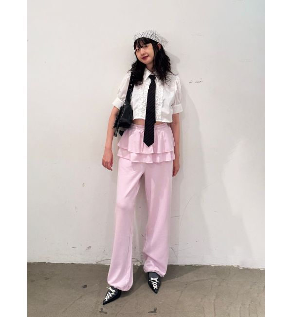 jouetie「スカートレイヤードスウェットパンツ」|その他|