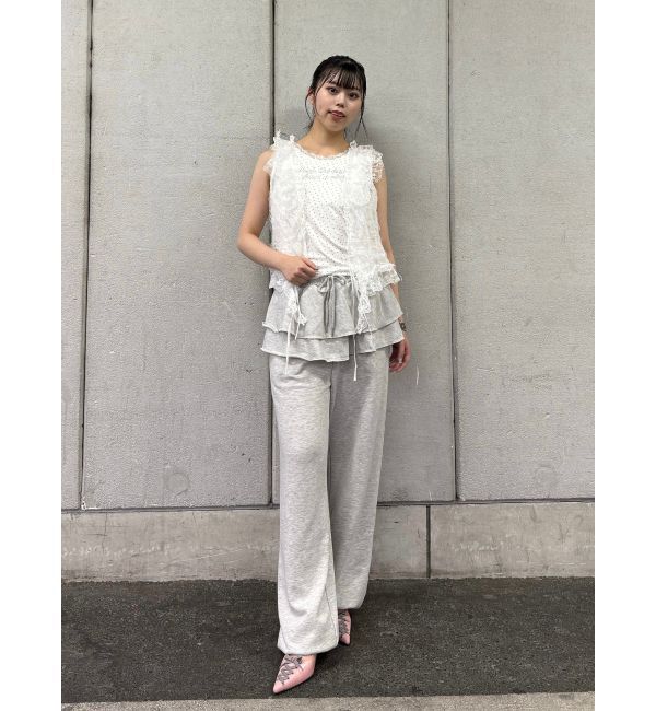 jouetie「スカートレイヤードスウェットパンツ」|その他|