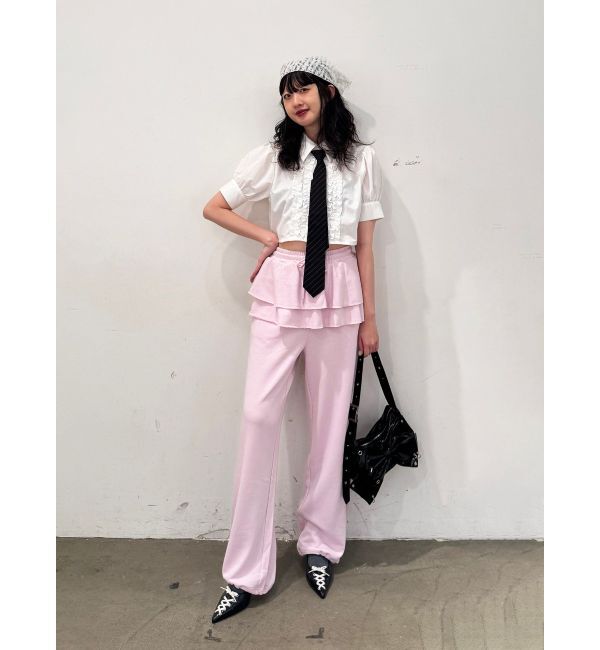 jouetie「スカートレイヤードスウェットパンツ」|その他|