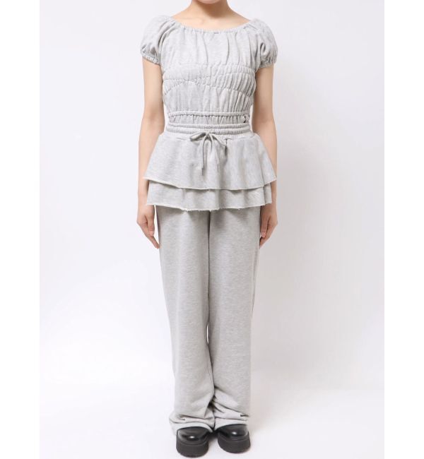 jouetie「スカートレイヤードスウェットパンツ」|その他|
