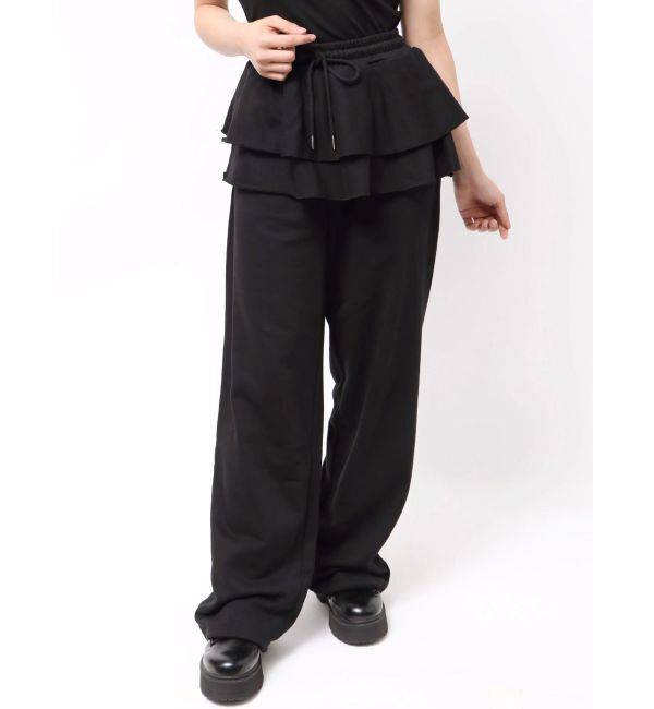 jouetie「スカートレイヤードスウェットパンツ」|その他|