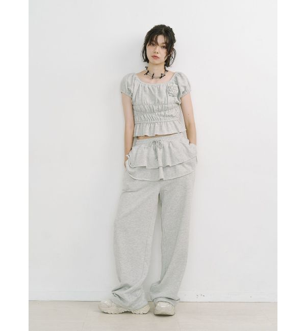 jouetie「スカートレイヤードスウェットパンツ」|その他|