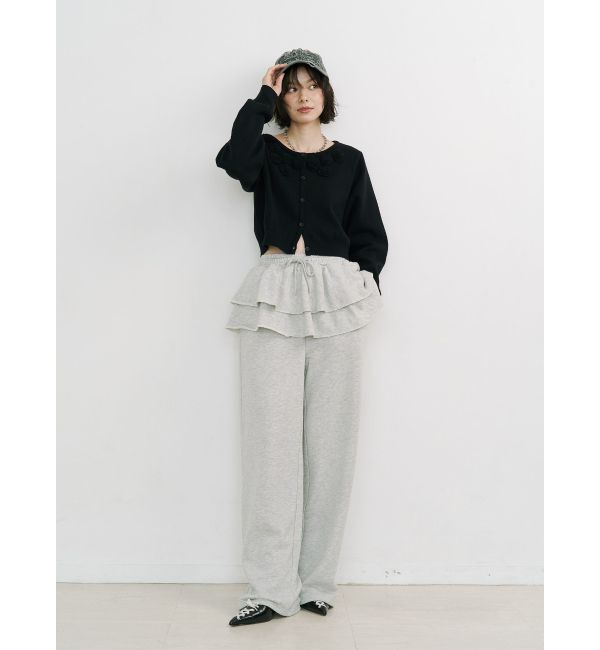jouetie「スカートレイヤードスウェットパンツ」|その他|