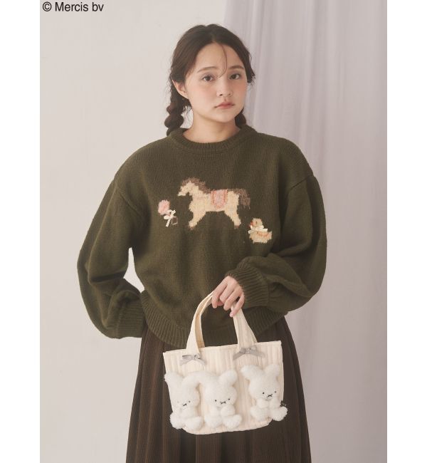 merry jenny「もこもこナインチェミニトート」|トートバッグ|