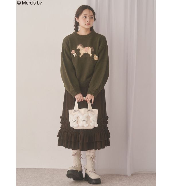 merry jenny「もこもこナインチェミニトート」|トートバッグ|