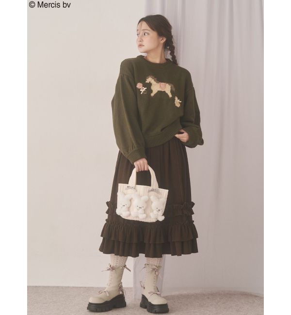 merry jenny「もこもこナインチェミニトート」|トートバッグ|