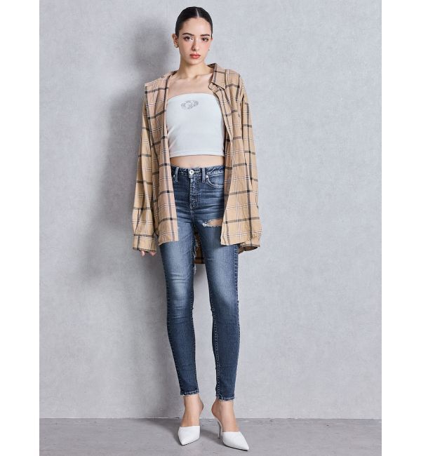 GYDA「Trad comfort checkシャツ」|シャツ・ブラウス|