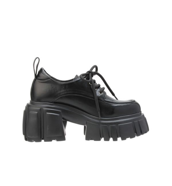 GYDA「レースアップボリュームソールローファー」|ローファー|