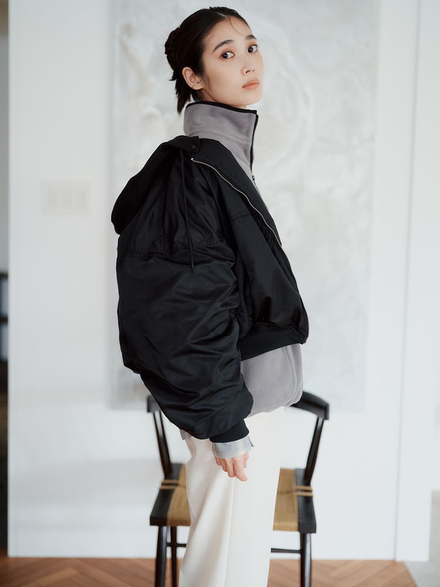 emmi atelier「チェックオーバーシャツ」|シャツ・ブラウス|